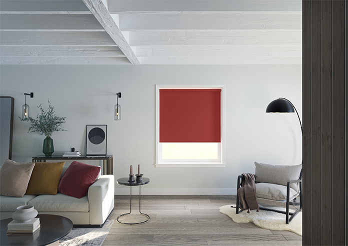 Trinity (Blackout), Garnet - Twist&Fit Roller Blind - Image 8